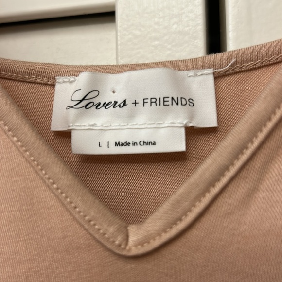 Lovers + Friends Kaden Midi Dress in Light Gold - Picture 9 of 9